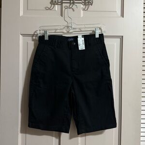 The Children’s Place Boys Black Chino Uniform Shorts NWT Size 12